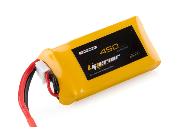 Liperior 450mAh 3S 65C 11.1V Lipo Battery With T-Connector