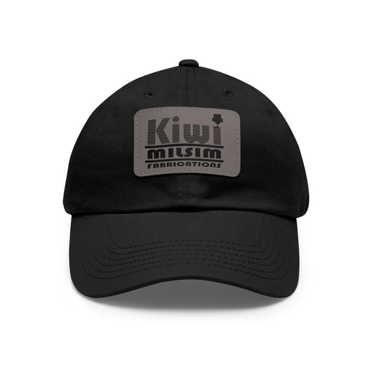 Kiwi Milsim - Hat with Leather Patch (Rectangle)