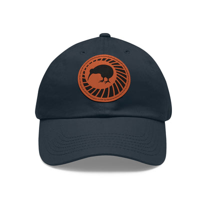 Kiwi Milsim - Hat with Leather Patch (Round)