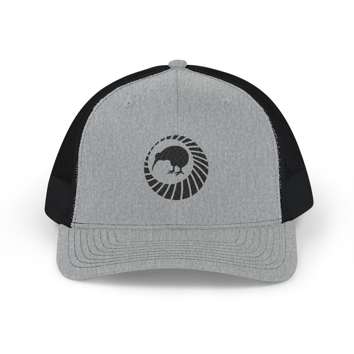 Lion Emblem Trucker Cap – Black Outdoor Adventure Hat