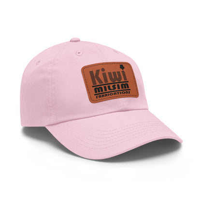 Kiwi Milsim - Hat with Leather Patch (Rectangle)