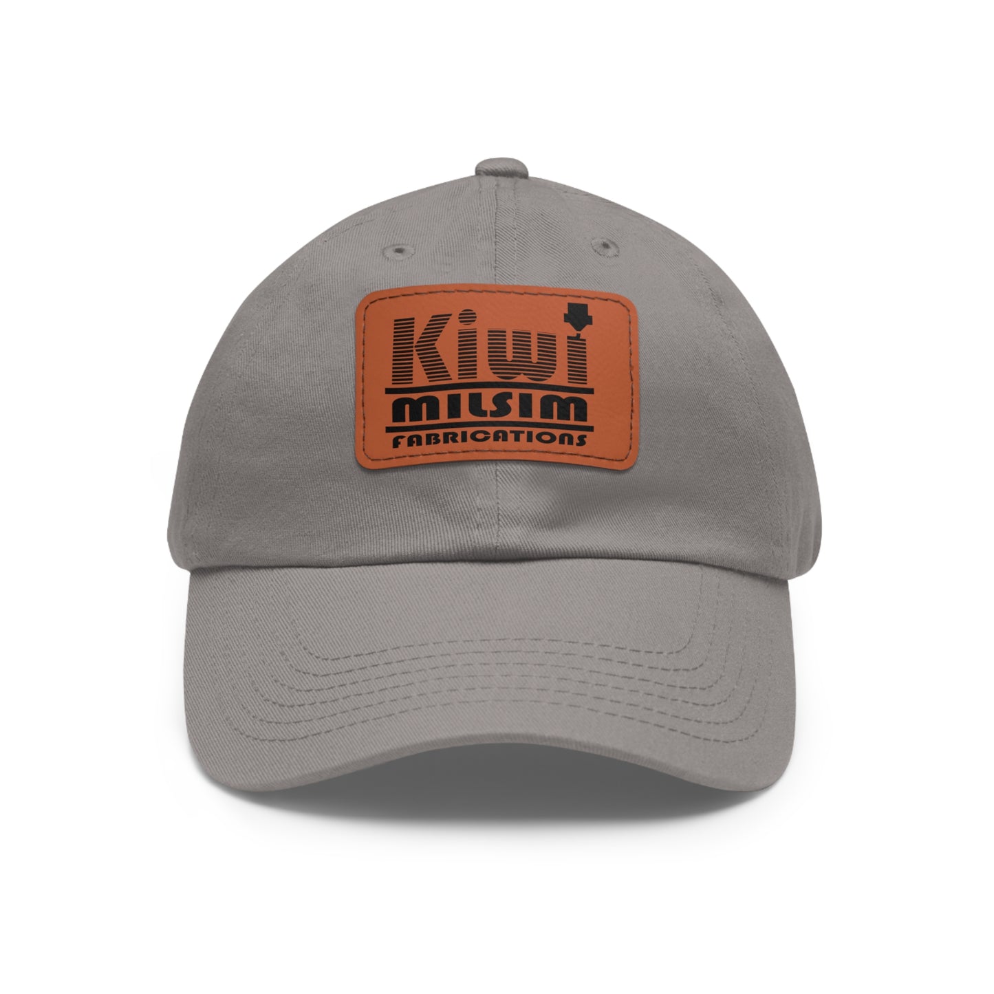 Kiwi Milsim - Hat with Leather Patch (Rectangle)