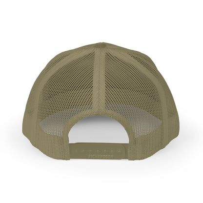 Lion Emblem Trucker Cap – Black Outdoor Adventure Hat