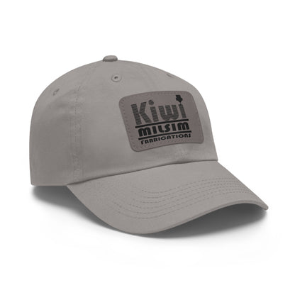 Kiwi Milsim - Hat with Leather Patch (Rectangle)