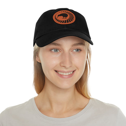 Kiwi Milsim - Hat with Leather Patch (Round)