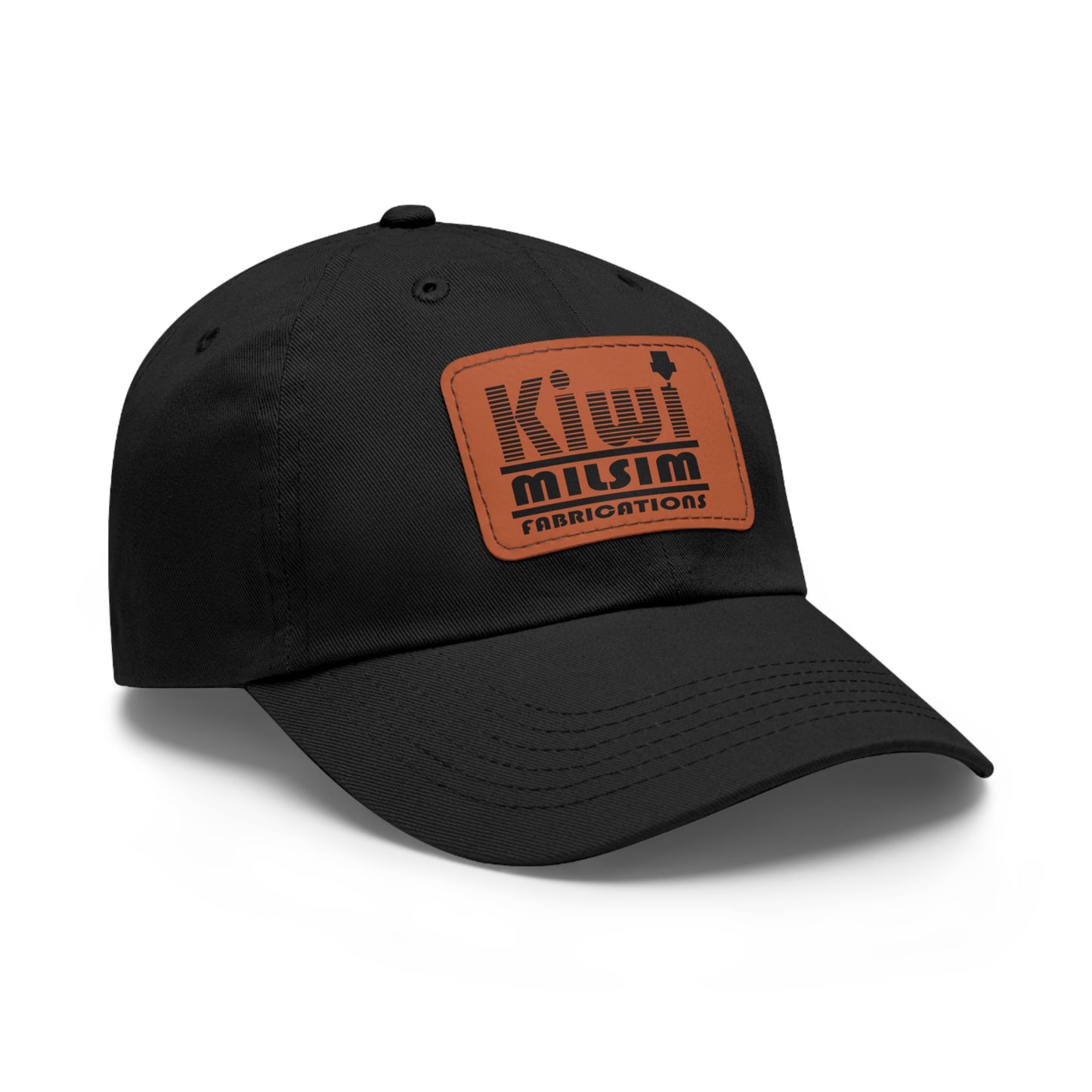 Kiwi Milsim - Hat with Leather Patch (Rectangle)