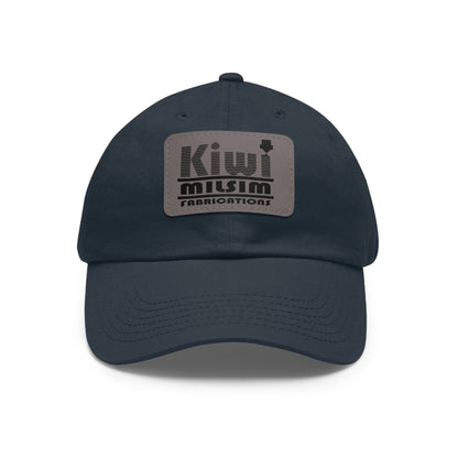 Kiwi Milsim - Hat with Leather Patch (Rectangle)